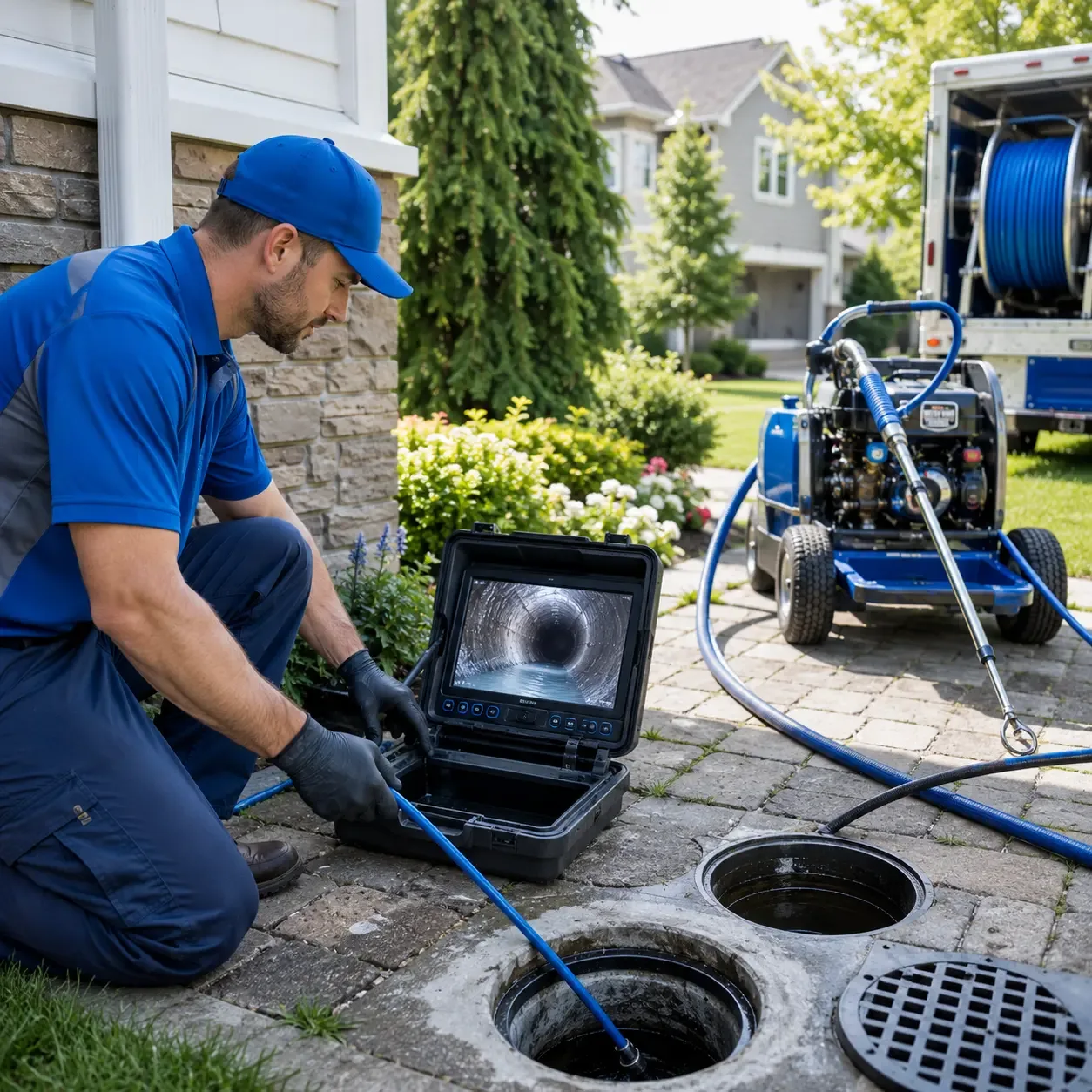 Outdoor drain cleaning professionals serving Woodland, MI