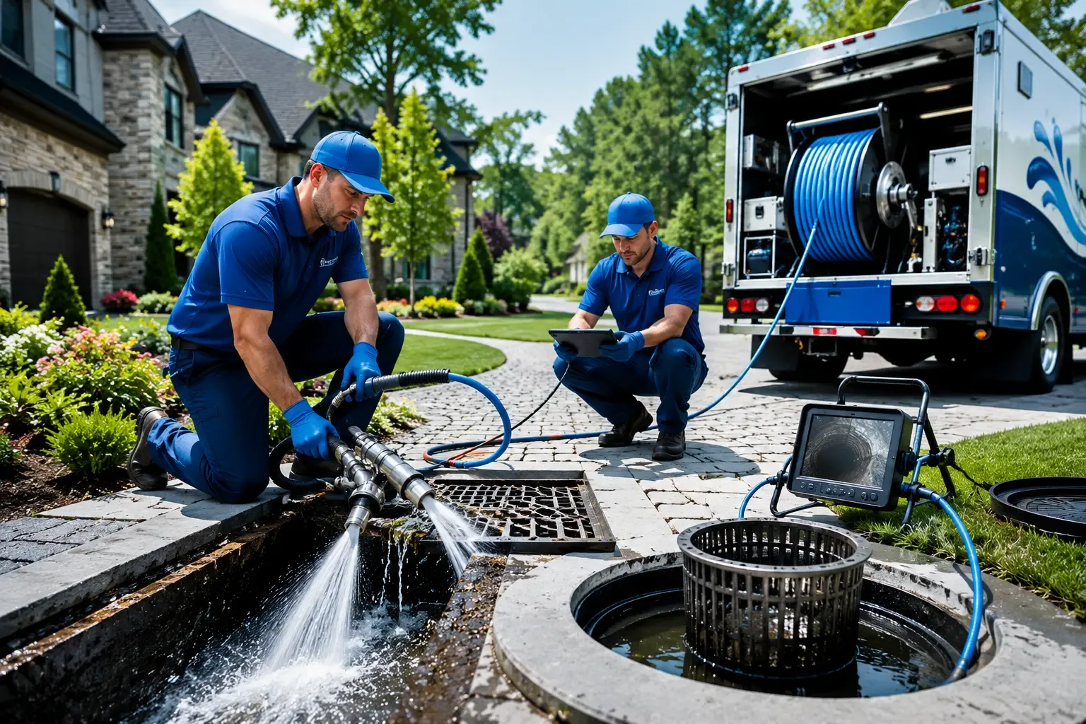Local outdoor drain cleaning professionals in Woodland, MI